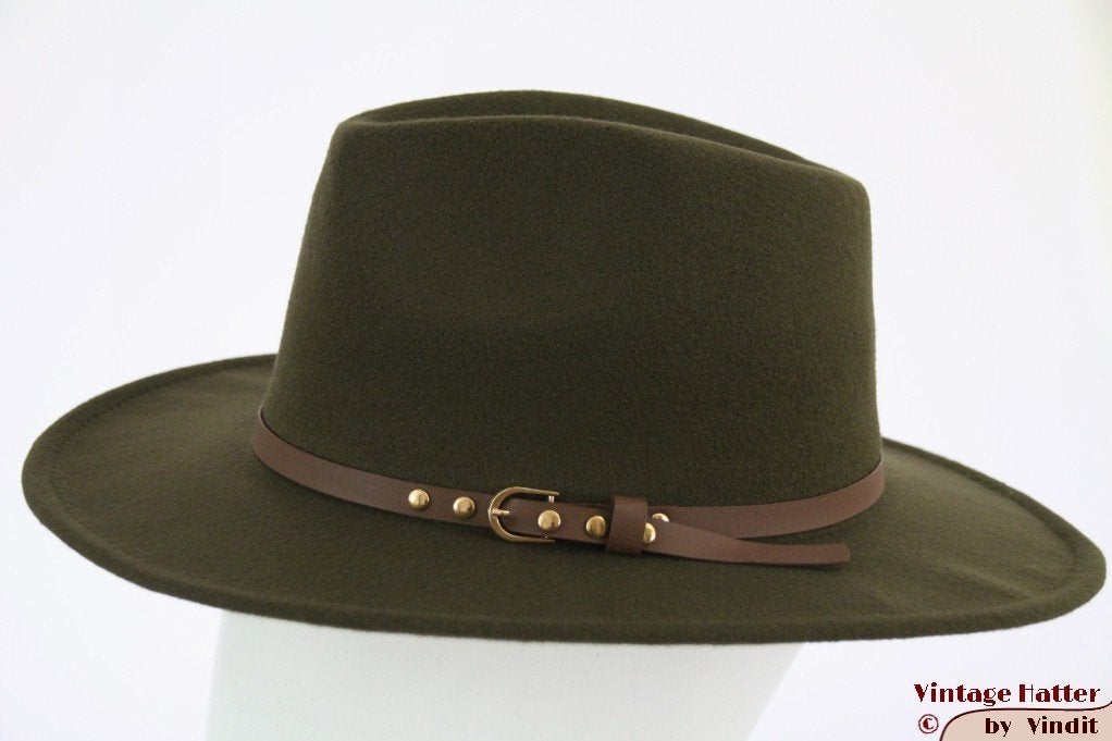 Gleufhoed Outdoor western hoed Hawkins groen 57, 58, 59, 60, Hoed, Hawkins, Nieuw, Ophalen of Verzenden