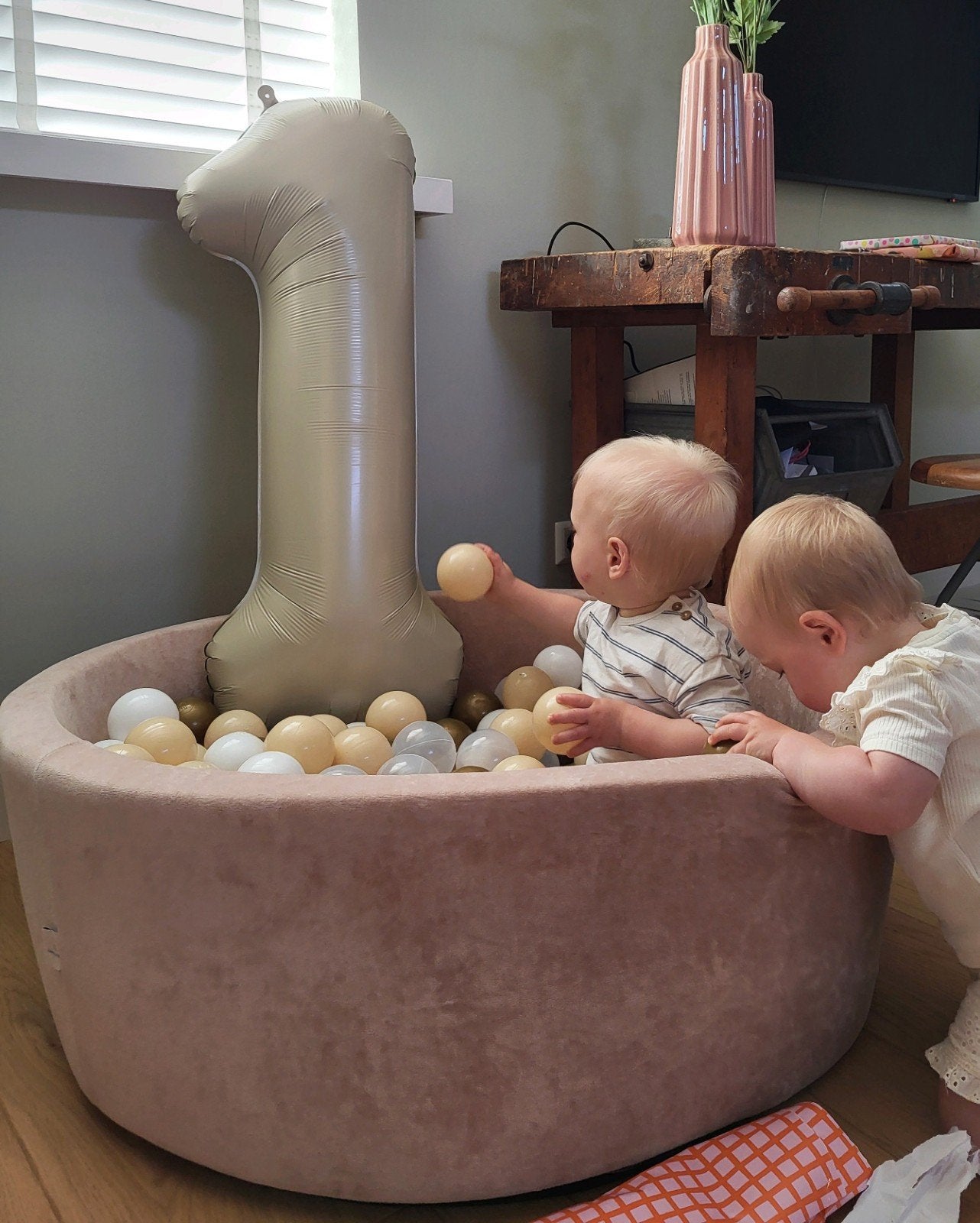 Noussytoy ballenbak roze velvet, Ophalen, Gebruikt, Overige typen
