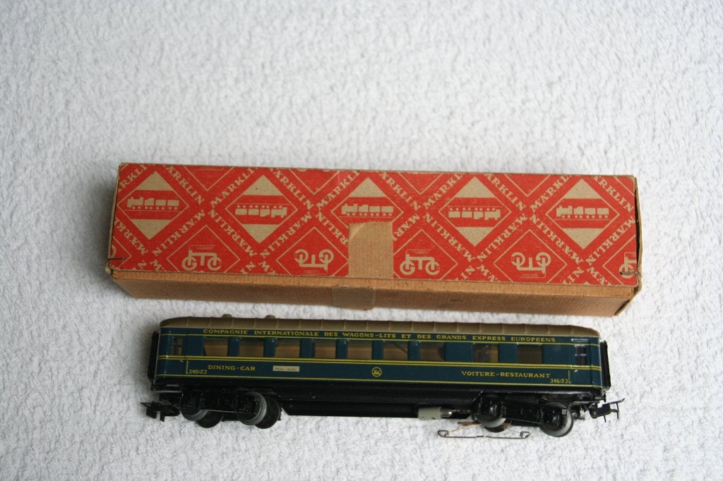 Märklin HO 346/2J Restaurantrijtuig van de CIWL (5.5 5.6), Hobby en Vrije tijd, Modeltreinen | H0, Wisselstroom, Wagon, Ophalen of Verzenden
