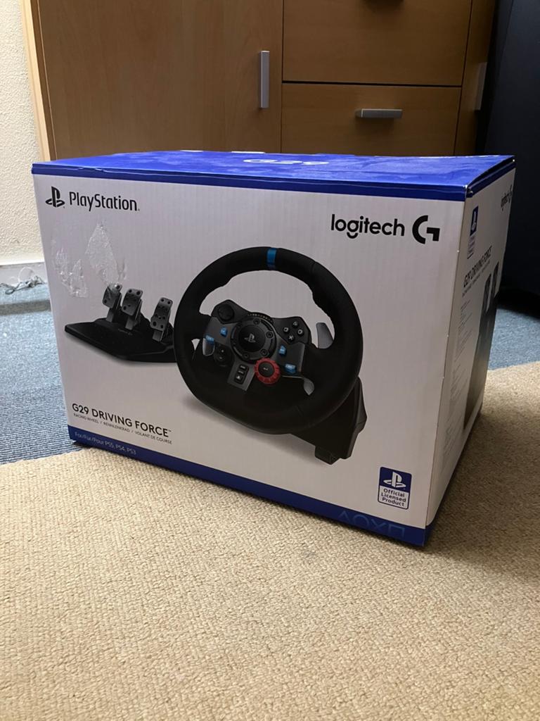 Logitech G29 Stuur met pedalen en shifter voor PlayStation, Ophalen, Zo goed als nieuw, Stuur of Pedalen, PlayStation 4