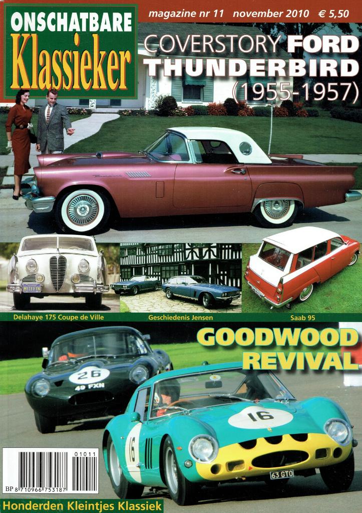 Onschatbare Klassieker 2010 nr. 11 (o.a. Ford Thunderbird), Verzenden, Gelezen, Algemeen