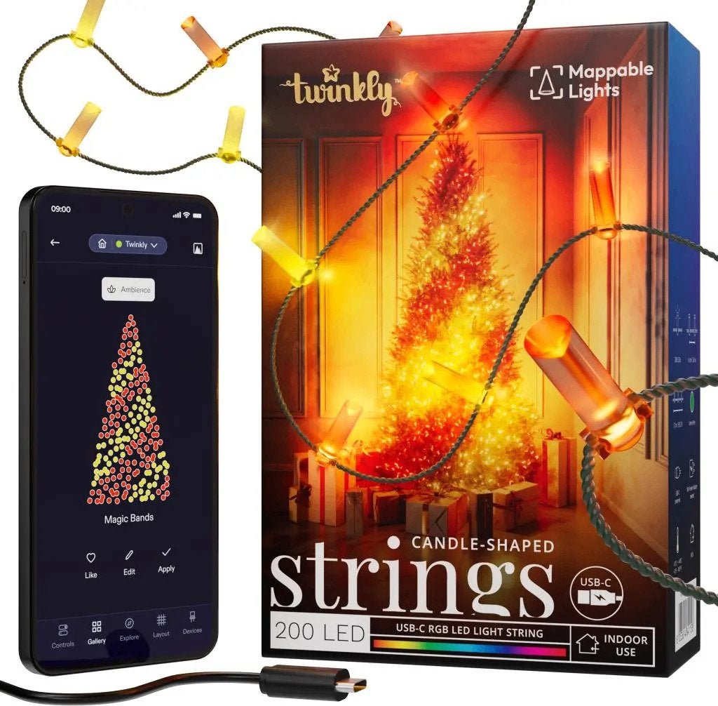 OPRUIMING | Twinkly Candle Strings 200 RGB LED Lampjes, Ophalen, Nieuw