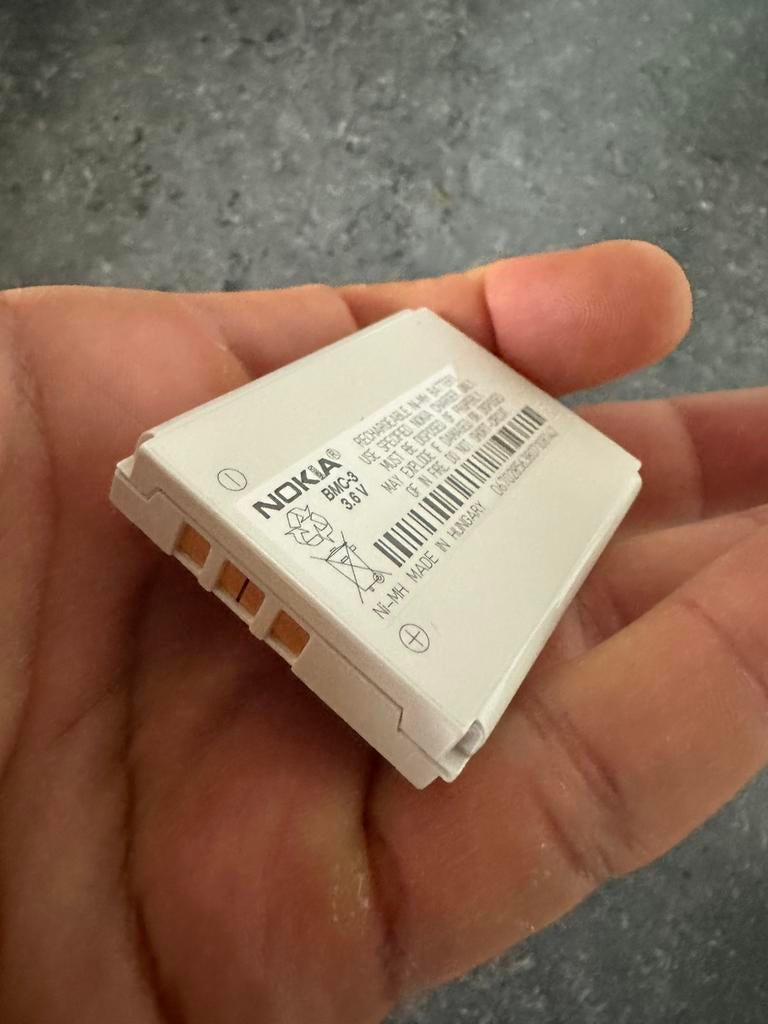 BMC-3 oplaadbare batterij.  Ni-MH. 3,6 volt. 1000 mAh, Ophalen of Verzenden, Zo goed als nieuw, Nokia