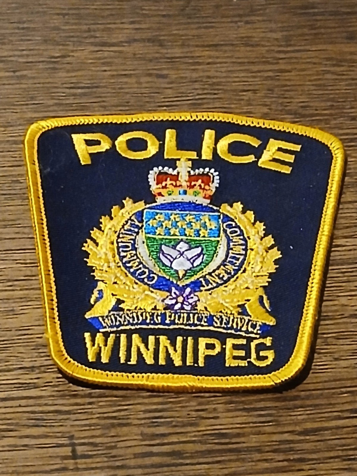 ORGINELE WINNIPEG POLICE BADGE. CANADA.  .I.Z.G.S.., Ophalen of Verzenden, Nieuw, Stad of Land