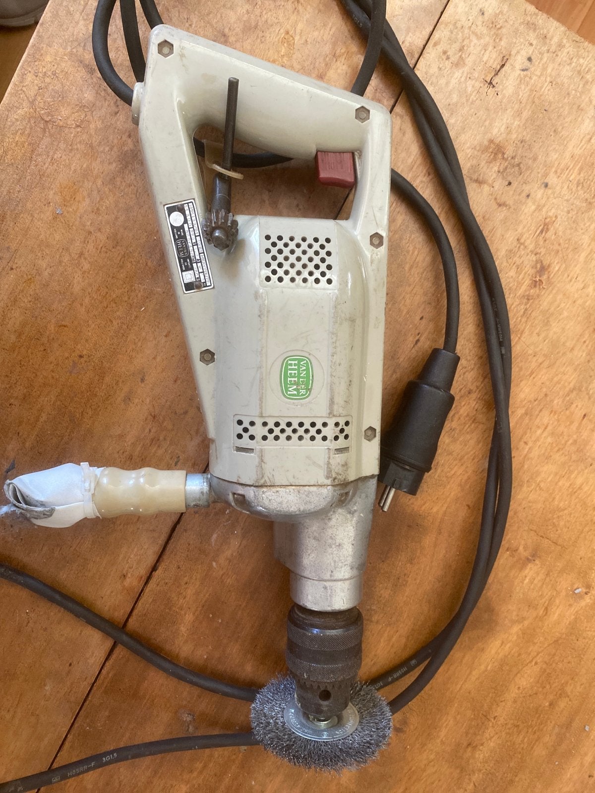 Antieke Van der Heem Boormachine - Made in Holland, Ophalen of Verzenden