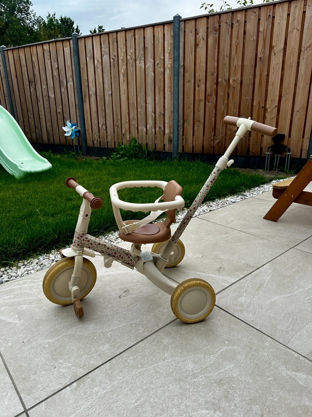 Little Dutch 4-in-1 driewieler | Off White, Ophalen, Zo goed als nieuw, Duwstang
