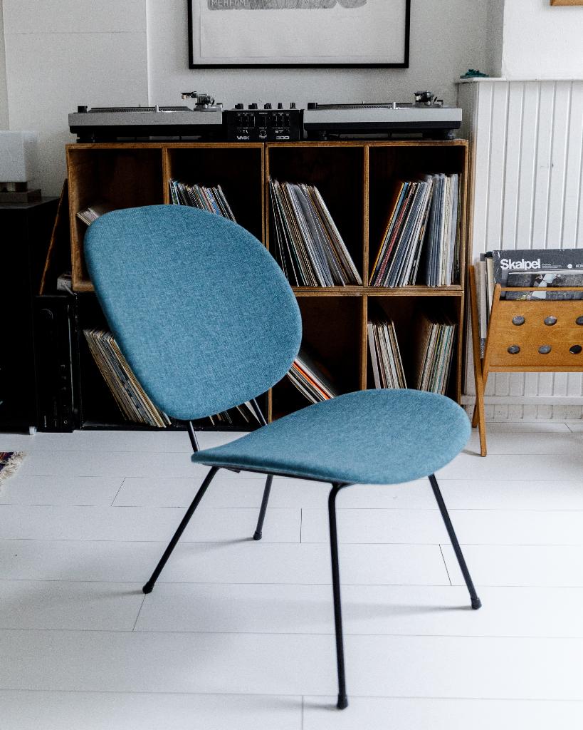 vintage Gispen Kembo stoel, Huis en Inrichting, Ophalen, Vintage, retro, gispen, design, Gebruikt, Blauw