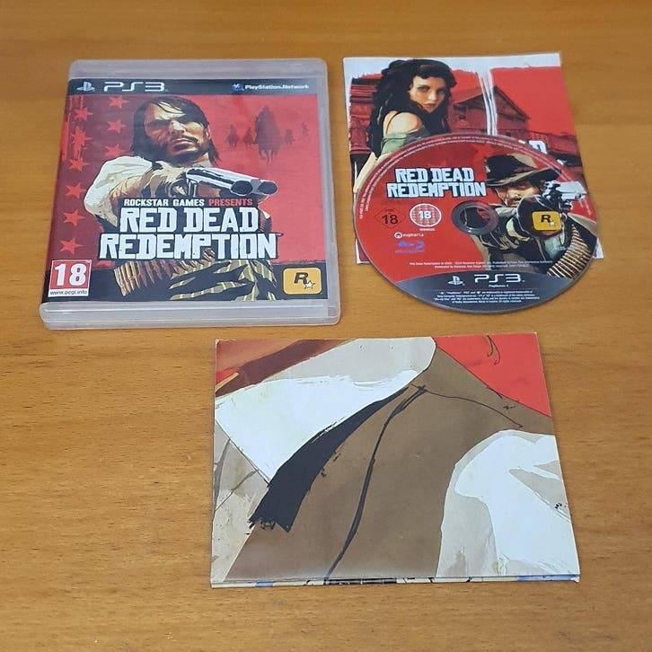 PS3 | Red Dead Redemption met POSTER MAP, Spelcomputers en Games, Games | Sony PlayStation 3, Avontuur en Actie, Gebruikt, Vanaf 18 jaar