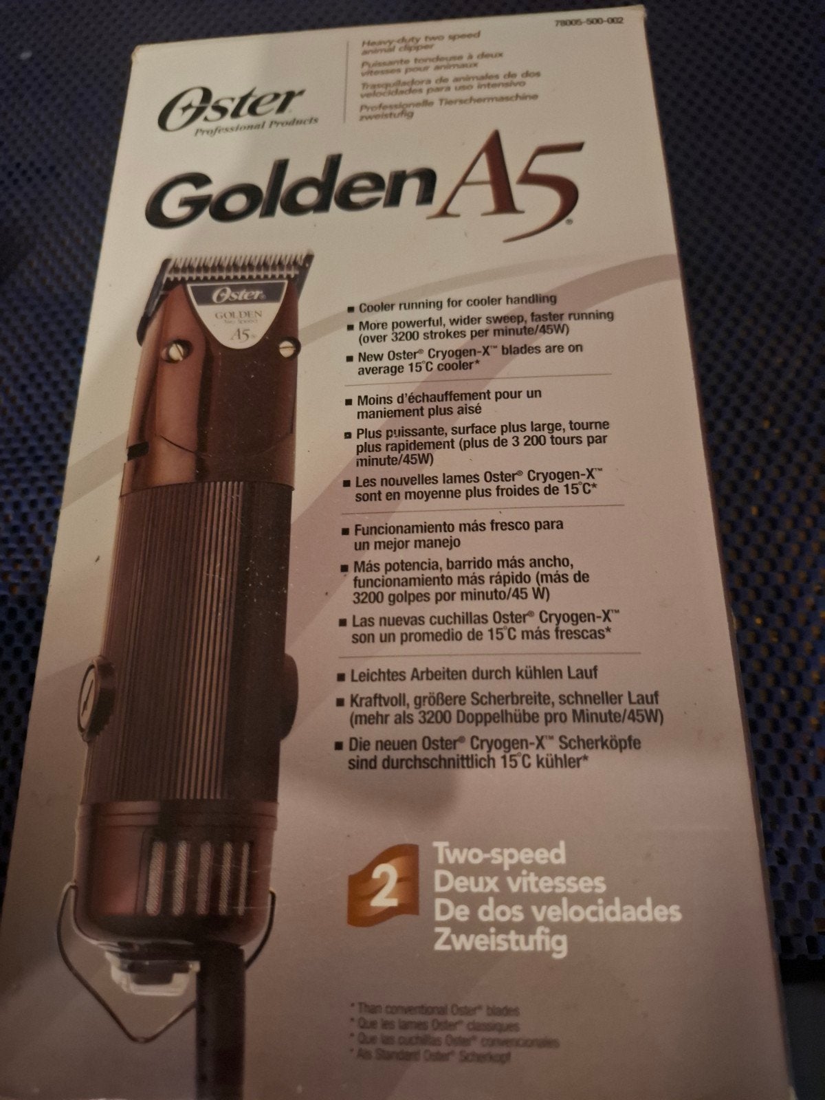 oster golden A 5 hondentrimmer, Ophalen of Verzenden, Gebruikt
