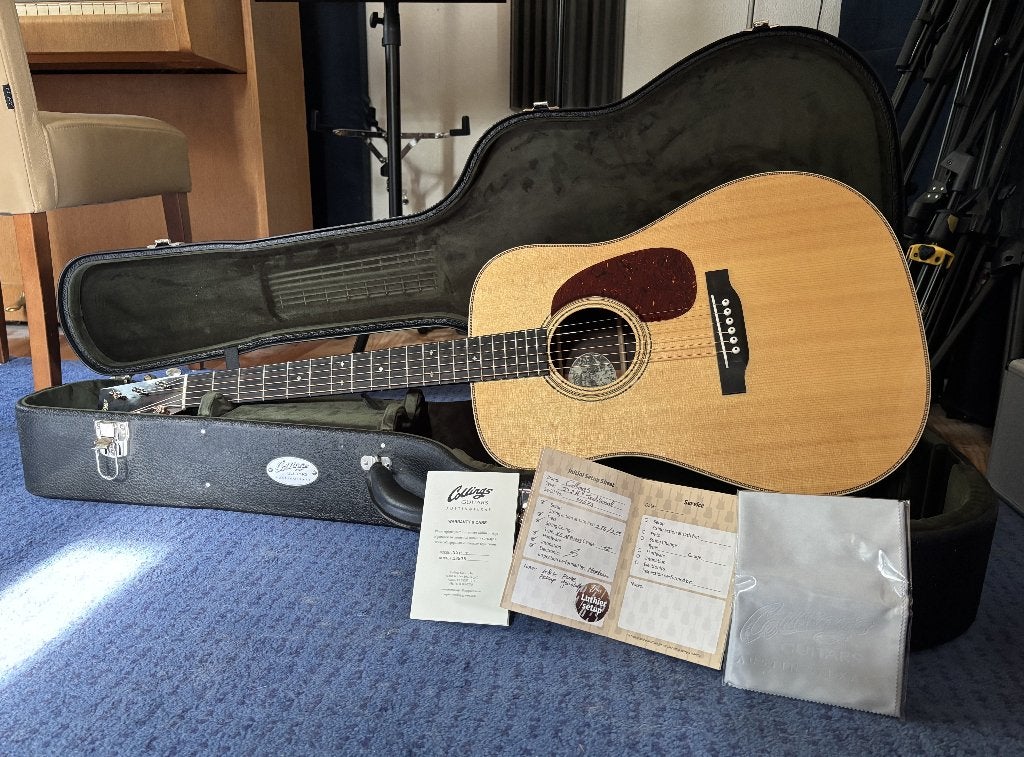 Collings D2H Traditional 2024 met K & K, Ophalen, Zo goed als nieuw, Western- of Steelstringgitaar, Met (piezo-)element