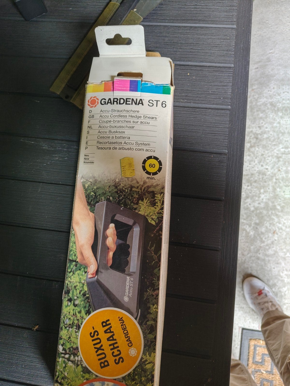 GARDENA ST6 Accu Buxusschaar - gebruikt, Tuin en Terras, Ophalen, Gebruikt, Accu, GARDENA