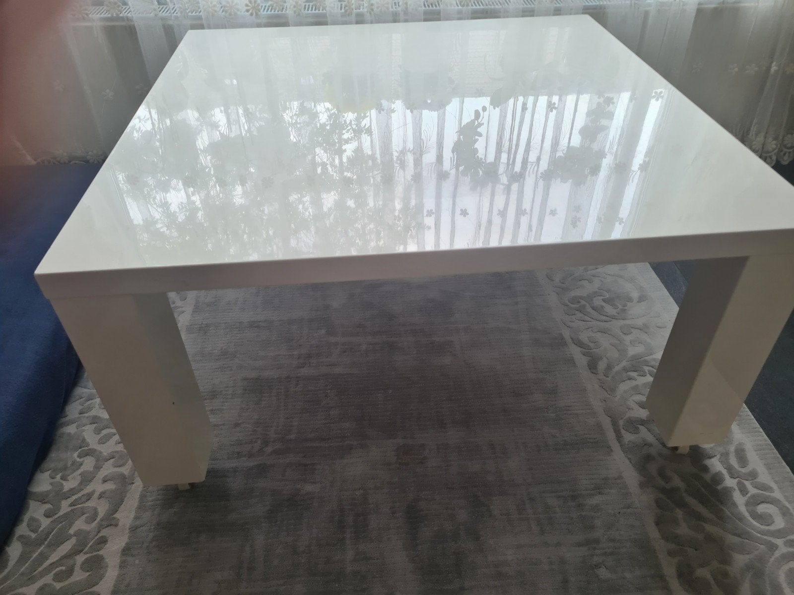 SALON TAFEL TE KOOP, Huis en Inrichting, Ophalen of Verzenden, Zo goed als nieuw, Rechthoekig, 50 tot 100 cm