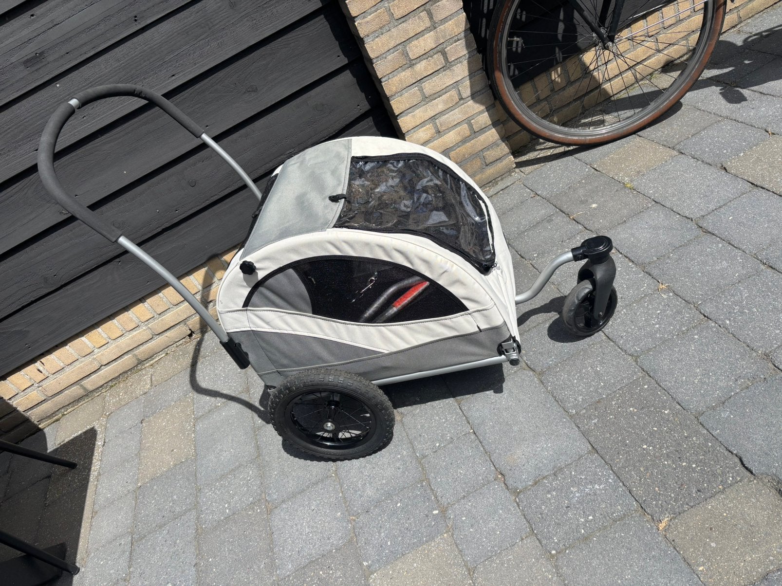 Hondenfietskar -buggy, Dieren en Toebehoren, Honden-accessoires, Zo goed als nieuw, Hondenfietskar, Overige merken, Ophalen