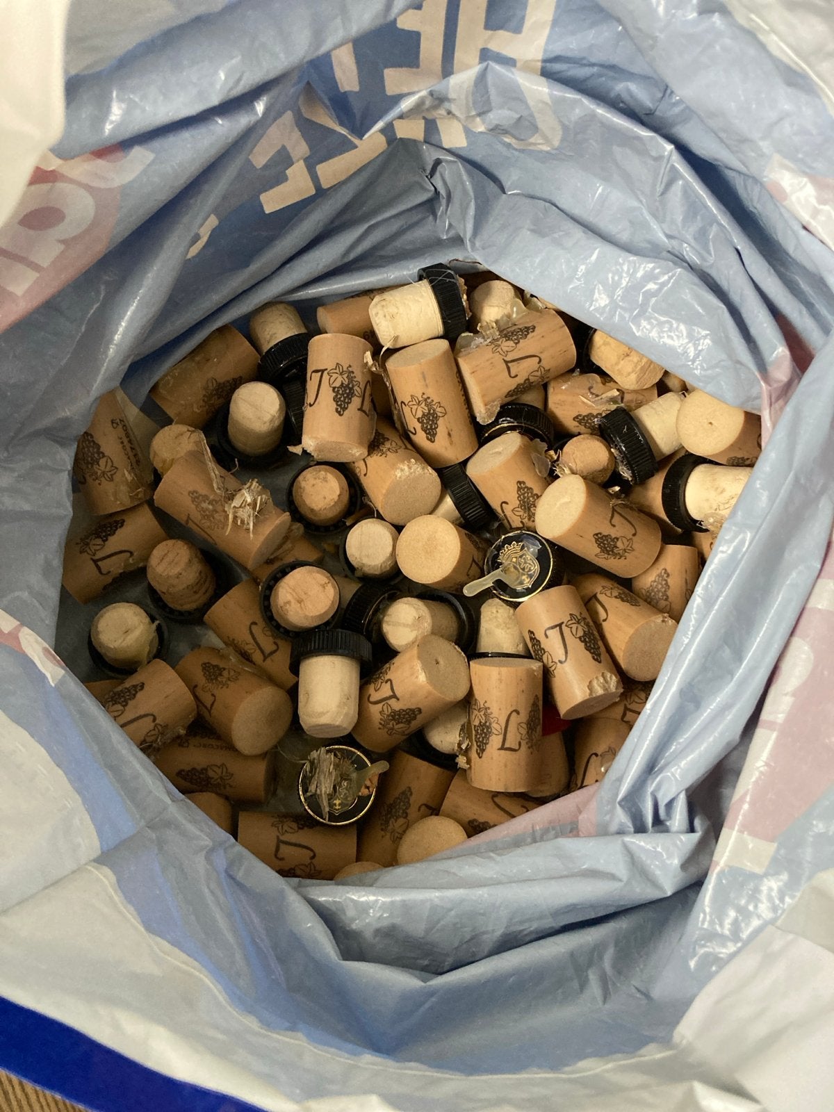 Gebruikte kurken: kurken kurk van plastic met dop, Ophalen of Verzenden, Gebruikt