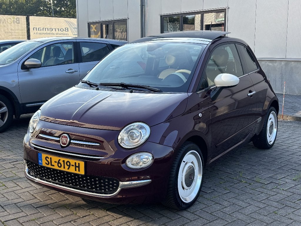 Fiat 500 1.2 2018 Rood |Xenon| |KM: 64.607| |NAV|, Auto's, Voorwielaandrijving, Dealer onderhouden, 4 cilinders, 840 kg
