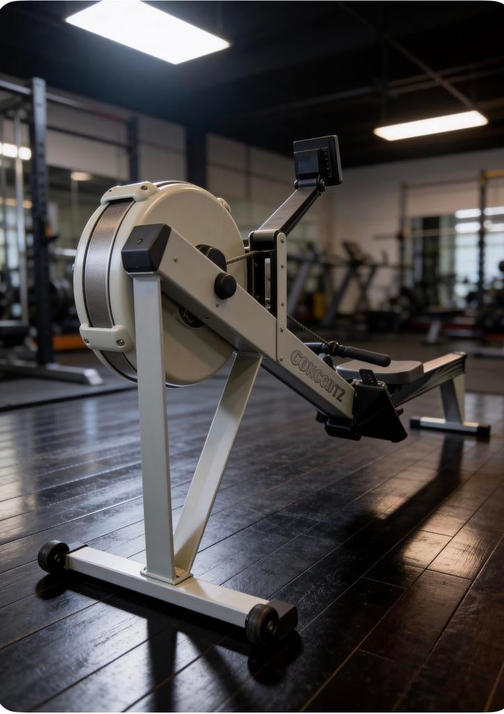 Concept2 Roeimachine Hoog Model met PM4 Monitor, Ophalen, Benen, Gebruikt, Aluminium