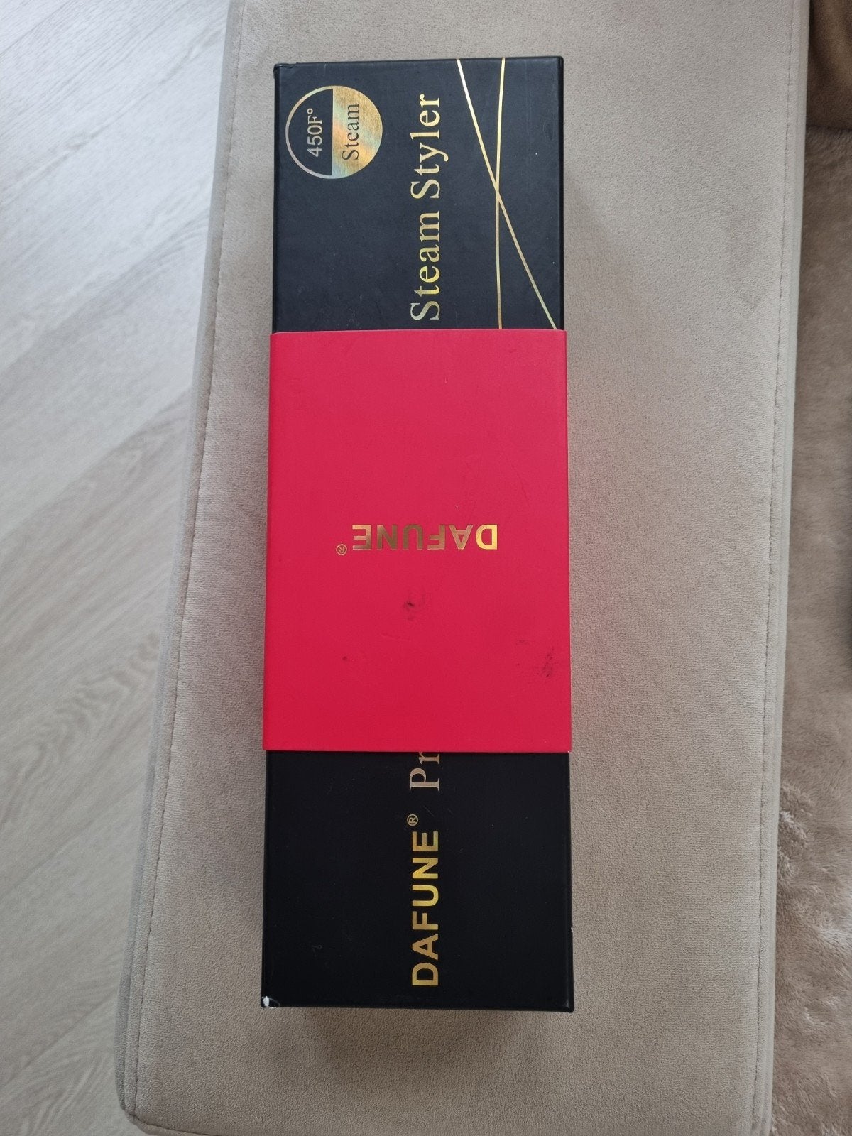 Stijl tang dafune professional hair salon steam styler, Ophalen of Verzenden, Nieuw, Krultang of Stijltang