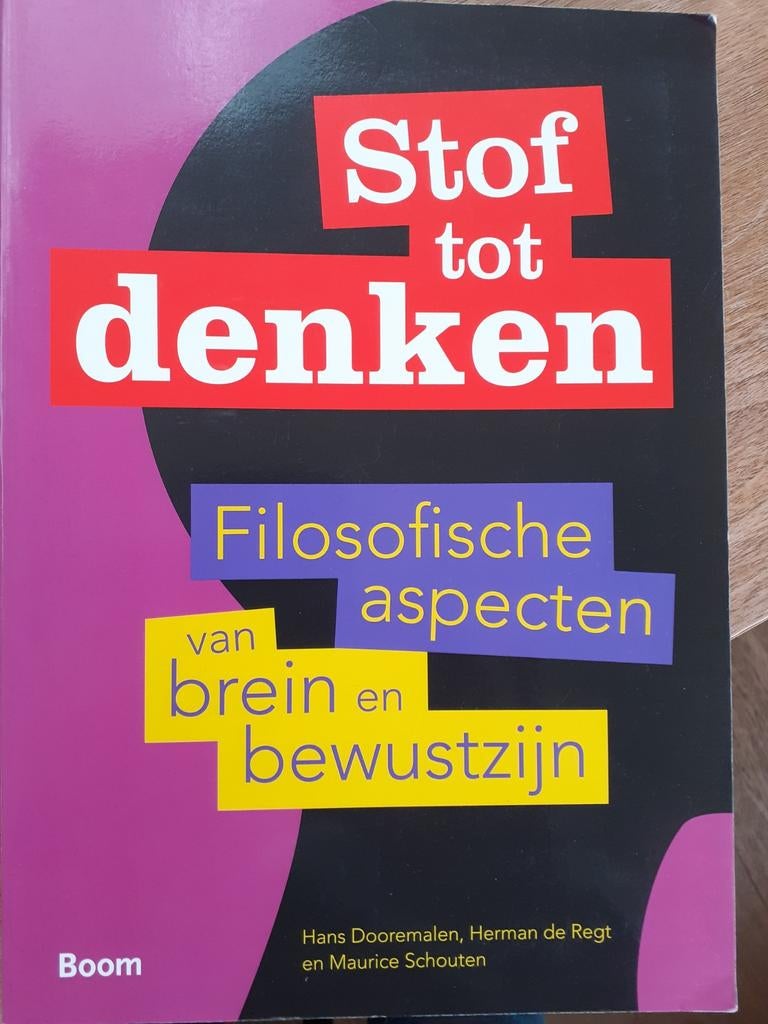 Stof tot denken:, Ophalen of Verzenden