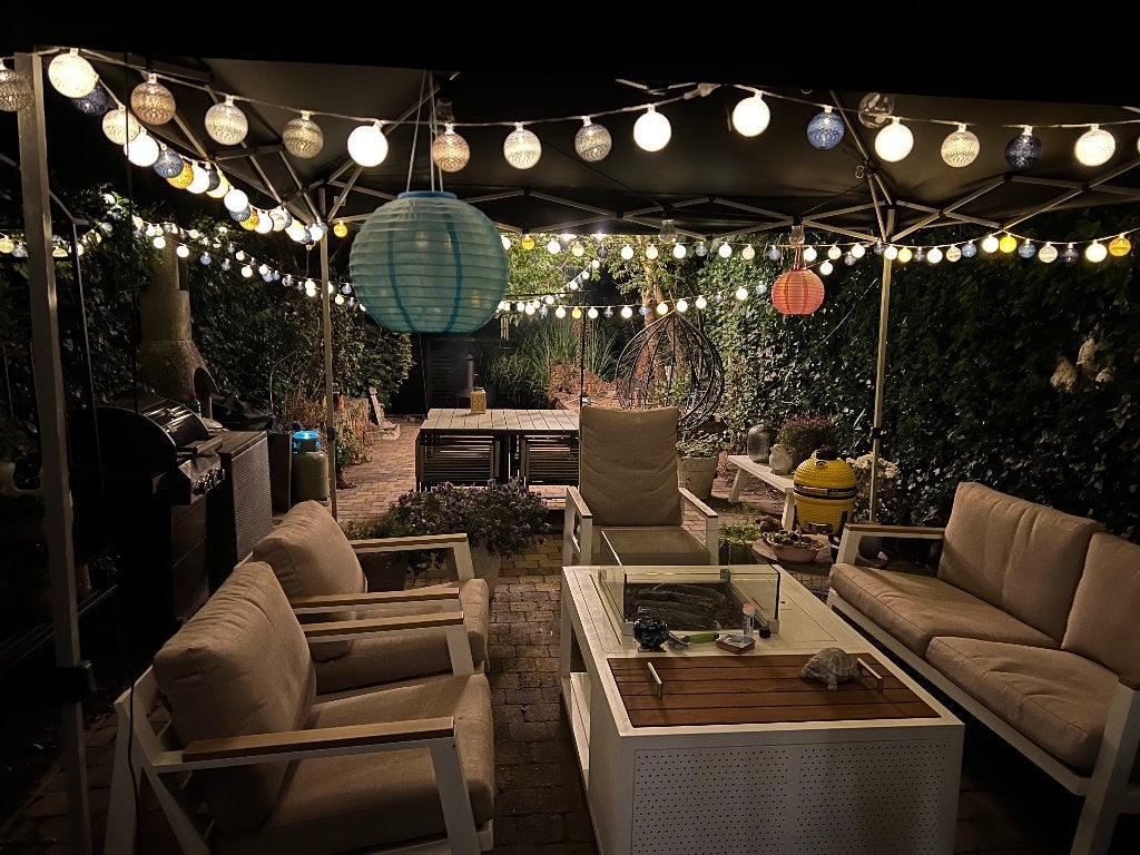 Cotton balls lights  outdoor, Ophalen of Verzenden, Zo goed als nieuw, Overige materialen, Sfeervol