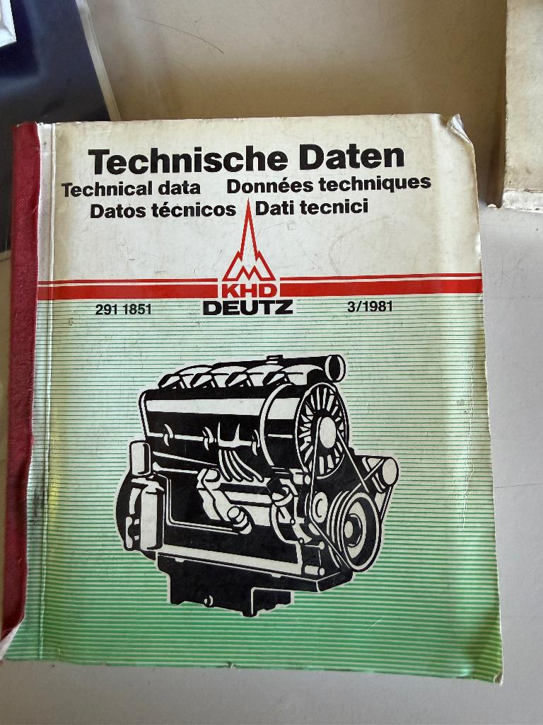 Technische data van deutz motoren gebouwd voor 1981, Ophalen of Verzenden, Catalogus