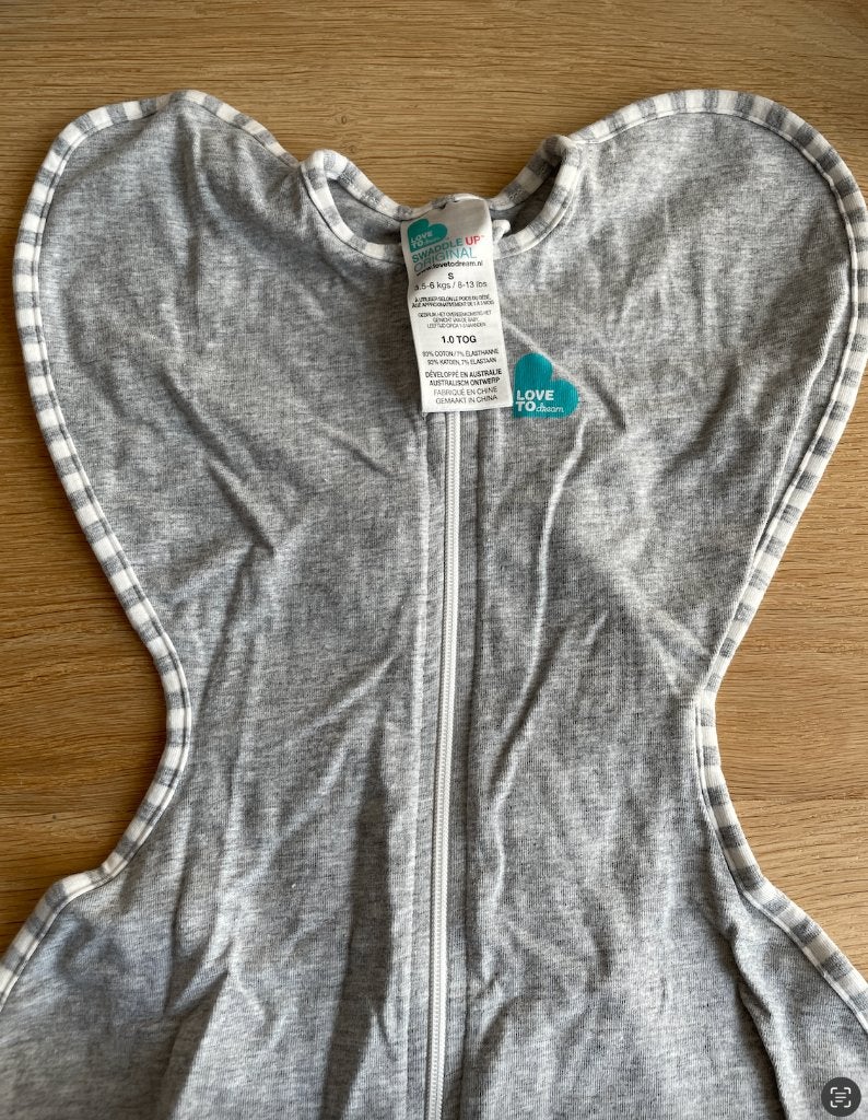 Love to Dream Swaddle UP Grey Melee Light - Niet gebruikt, Ophalen of Verzenden, Nieuw, Grijs, Bakerzak of Bakerdoek