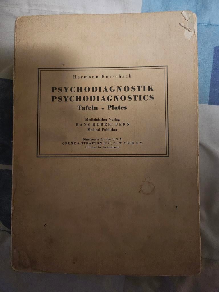 Rorschach Test Plates, 1948 Original., Ophalen of Verzenden, Rorschach