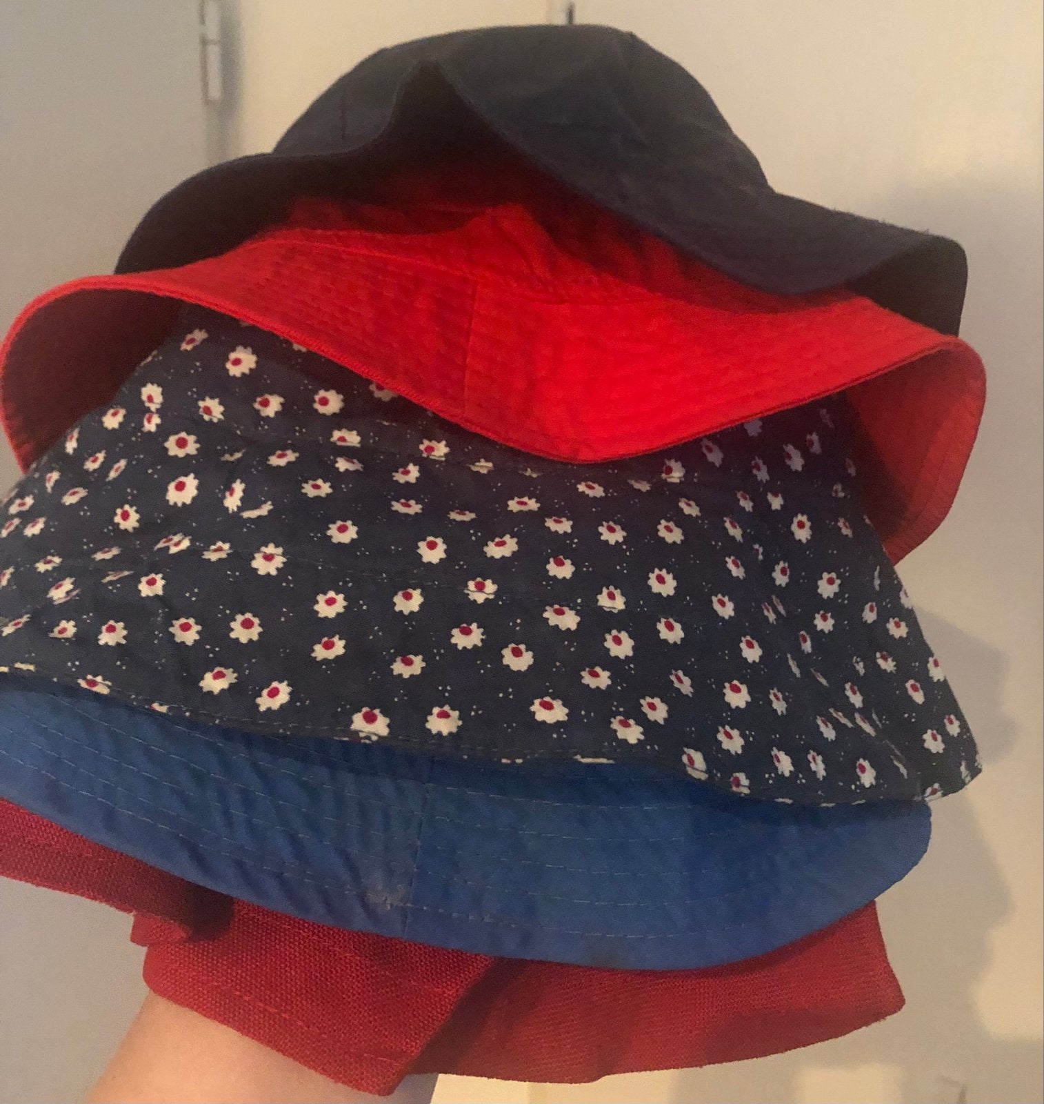 Set van 5 zomerhoeden voor dames diverse kleuren, Ophalen of Verzenden, Gedragen, Hoed