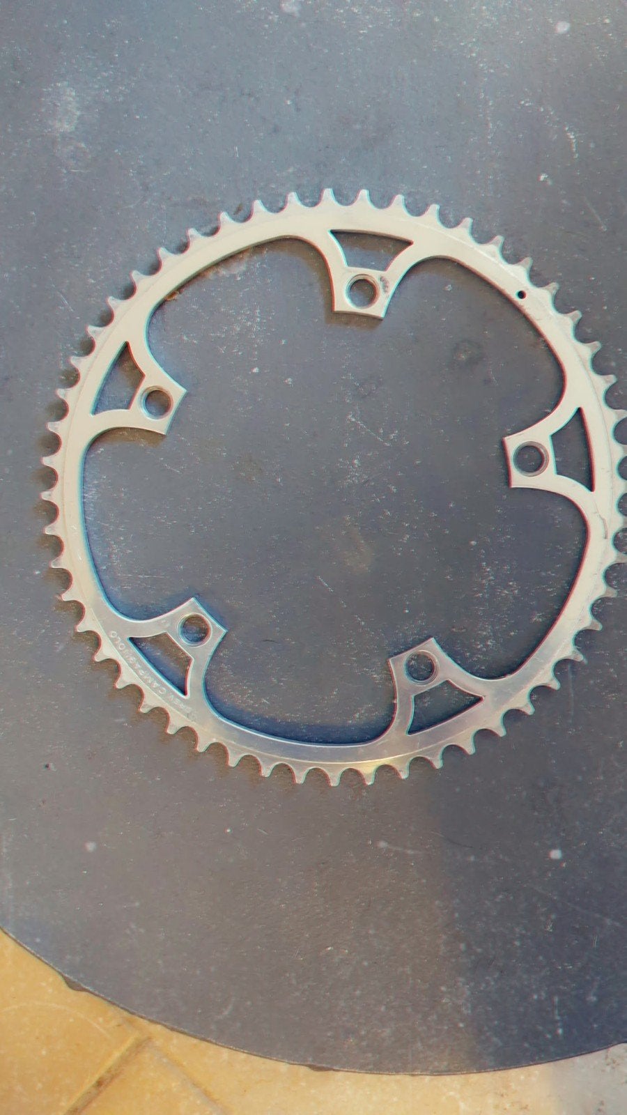 campagnolo super record tandblad 52 t, Gebruikt, Staal, Ophalen of Verzenden, Racefiets