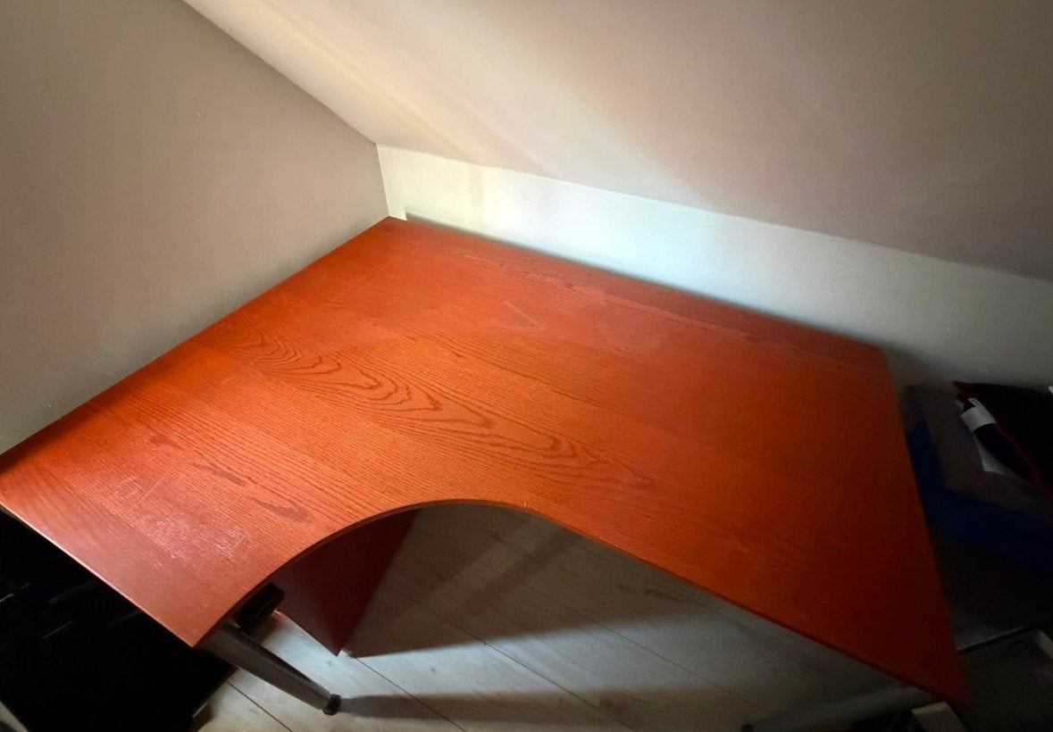 Hoek bureau, Ophalen, Demontabel, 160 cm, Hout