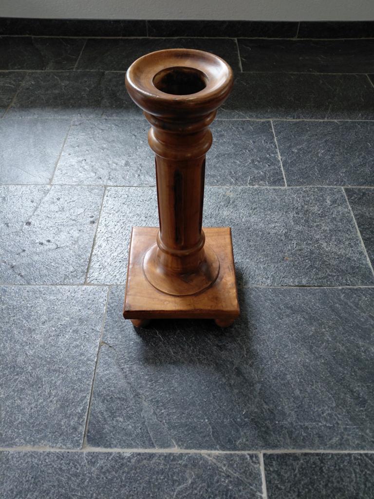 Houten zuil / sokkel, Antiek en Kunst, Antiek | Woonaccessoires, Ophalen
