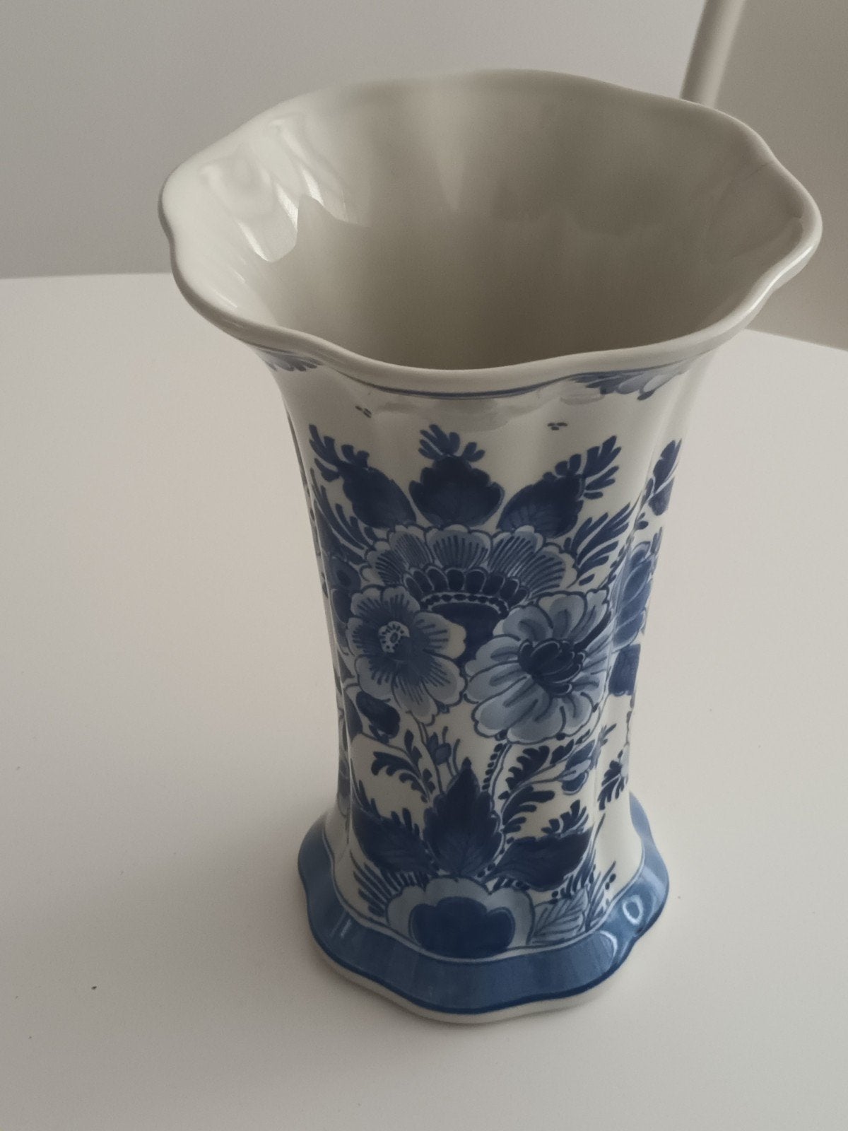 De Porceleyne Fles Delft Blauw Vaas 21 cm, Antiek en Kunst, Ophalen of Verzenden