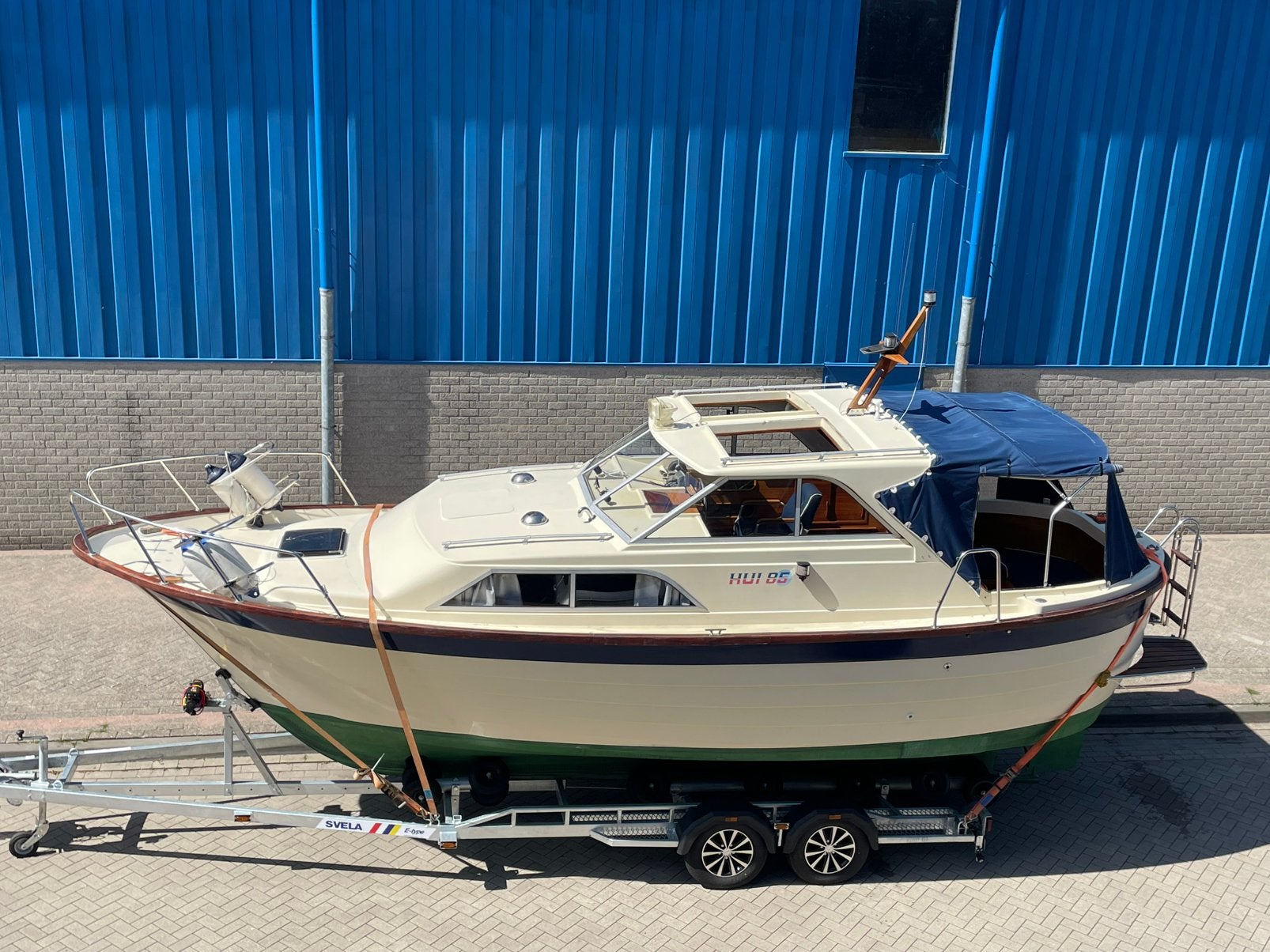 Exclusieve Hui 85 Spitsgatter met Yanmar 100pk turbo diesel, Watersport en Boten, Motorboten en Motorjachten, 9 m, Gebruikt, Diesel