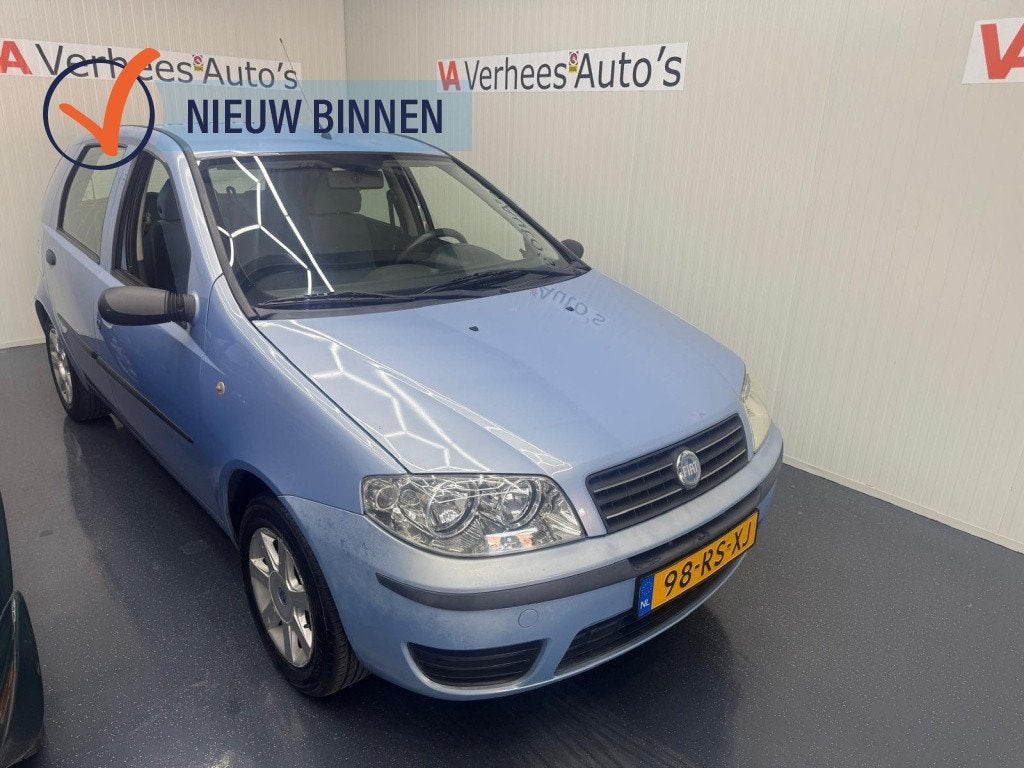 Fiat Punto 1.2 Dynamic (bj 2005), Auto's, Gebruikt, 850 kg, Origineel Nederlands, Bedrijf