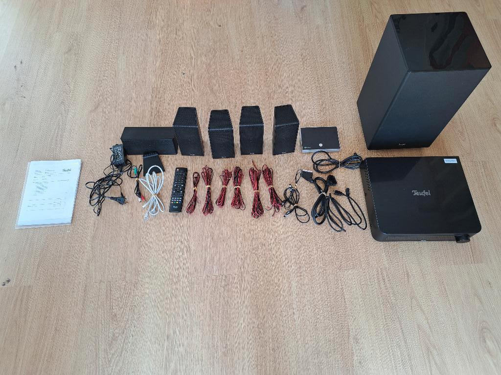 Teufel set Impaq 7000 streaming, Audio, Tv en Foto, Luidsprekers, Overige merken, Ophalen of Verzenden, Zo goed als nieuw, 120 watt of meer