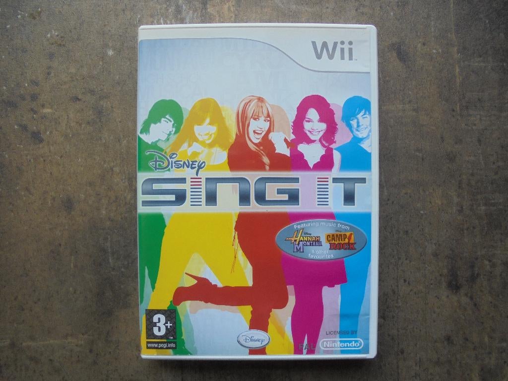 Disney Sing It Hannah Montana voor Wii (zie foto's), Muziek, Gebruikt, Ophalen of Verzenden, 3 spelers of meer