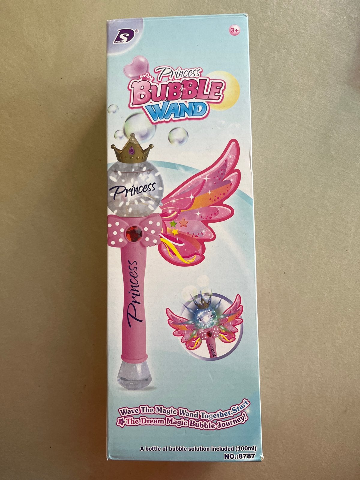 Princess Bubble Wand - Bellenblaas toverstaf, Ophalen of Verzenden, Gebruikt, Meisje