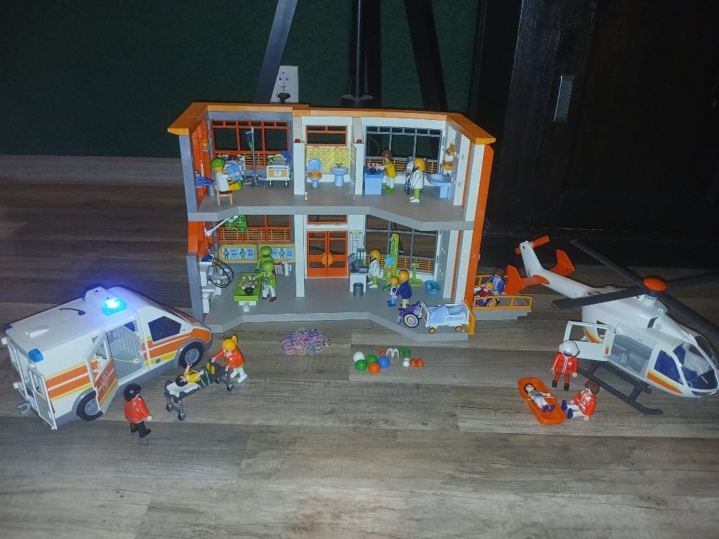 Playmobil ziekenhuis overcompleet, Ophalen, Gebruikt