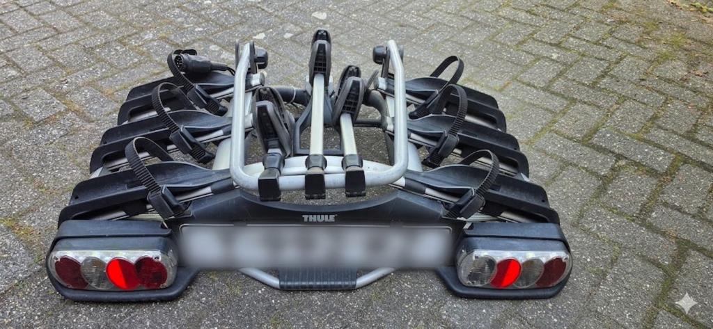 Thule EuroWay 922 Fietsendrager voor 3 fietsen, Auto diversen, Fietsendragers, 3 fietsen of meer, Gebruikt, Brede banden, Ophalen of Verzenden
