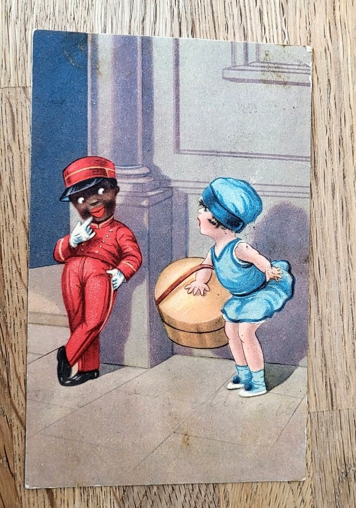 Black boy  is verliefd, Ophalen of Verzenden, 1920 tot 1940, Gelopen, Sterren en Beroemdheden