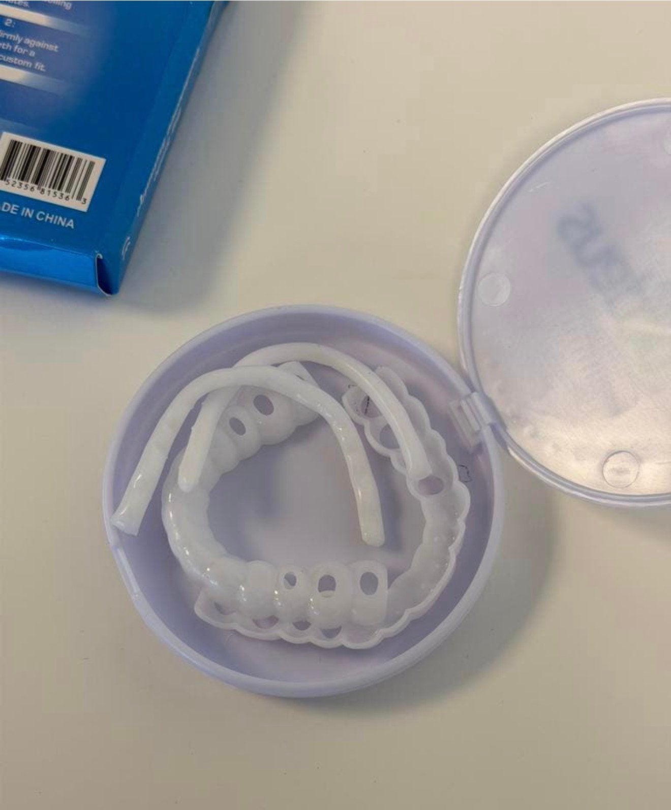 Snap-On Smile Gebitsprothese Wit Nieuw - witte kunst tanden, Overige typen, Nieuw, Ophalen of Verzenden, H