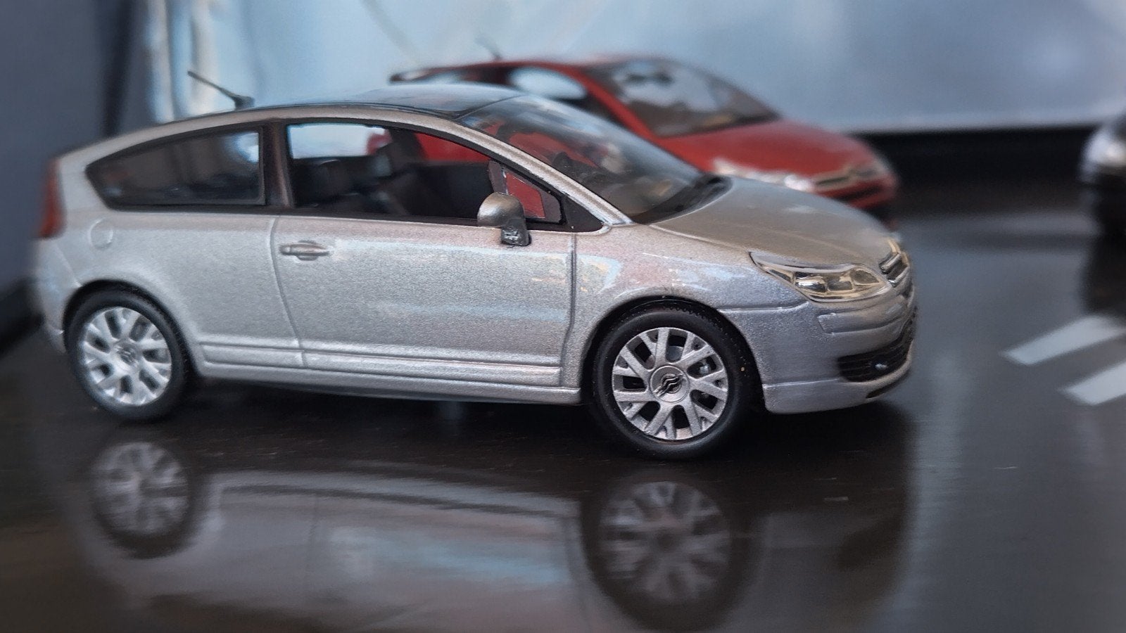 Citroen C4 introductie set 1:43 Norev Pol, Hobby en Vrije tijd, Modelauto's | 1:43, Auto, Verzenden, ., Nieuw