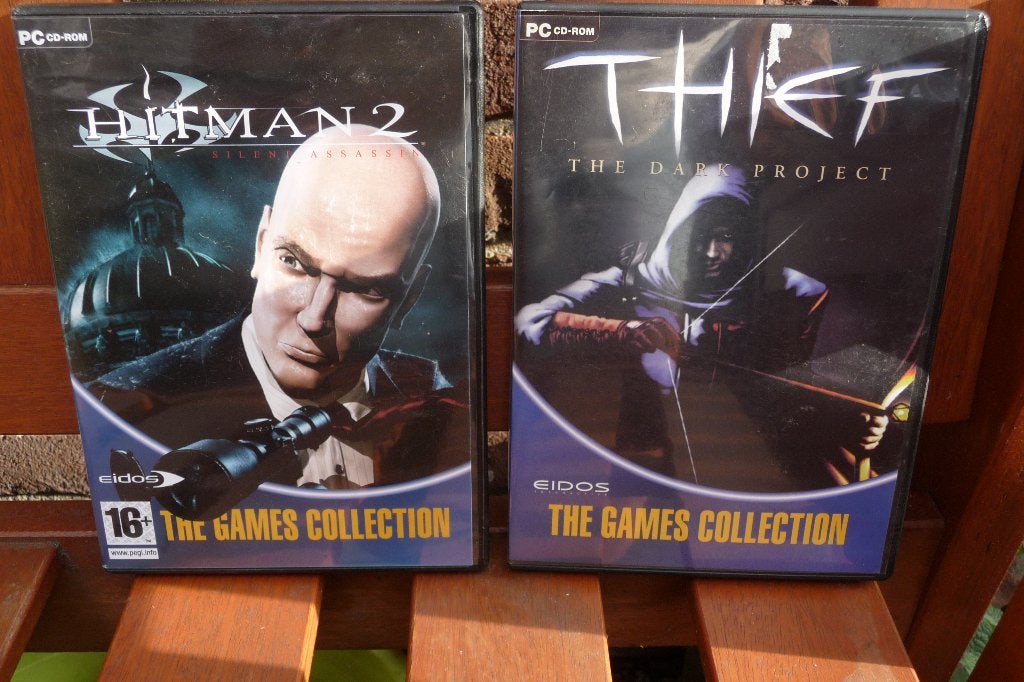 Hitman 2 Silent Assassin & Thief The Dark Project PC CD-ROM, Shooter, 1 speler, Ophalen of Verzenden, Zo goed als nieuw