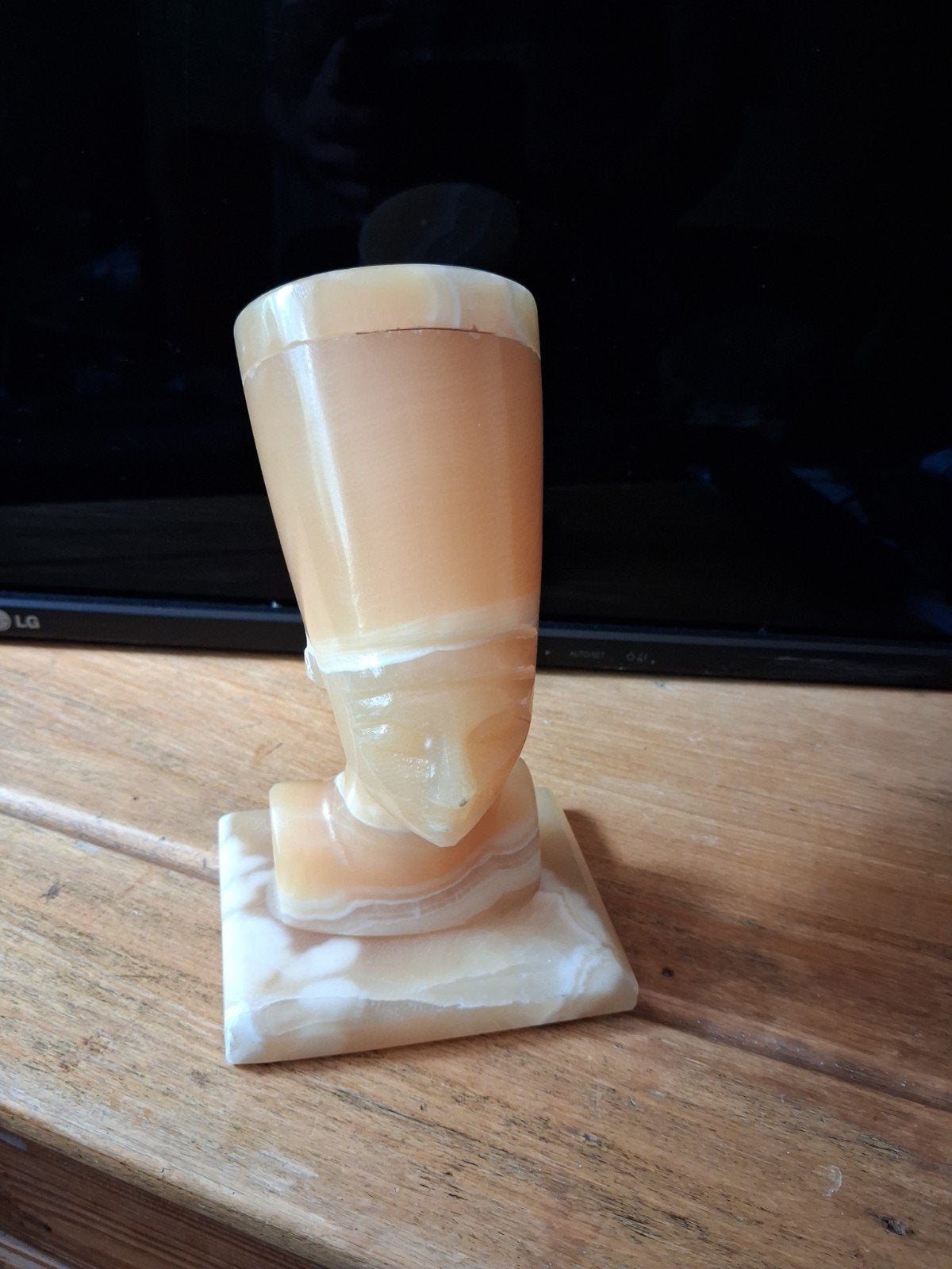 marmer buste van Nefertiti 20 cm H., Ophalen of Verzenden