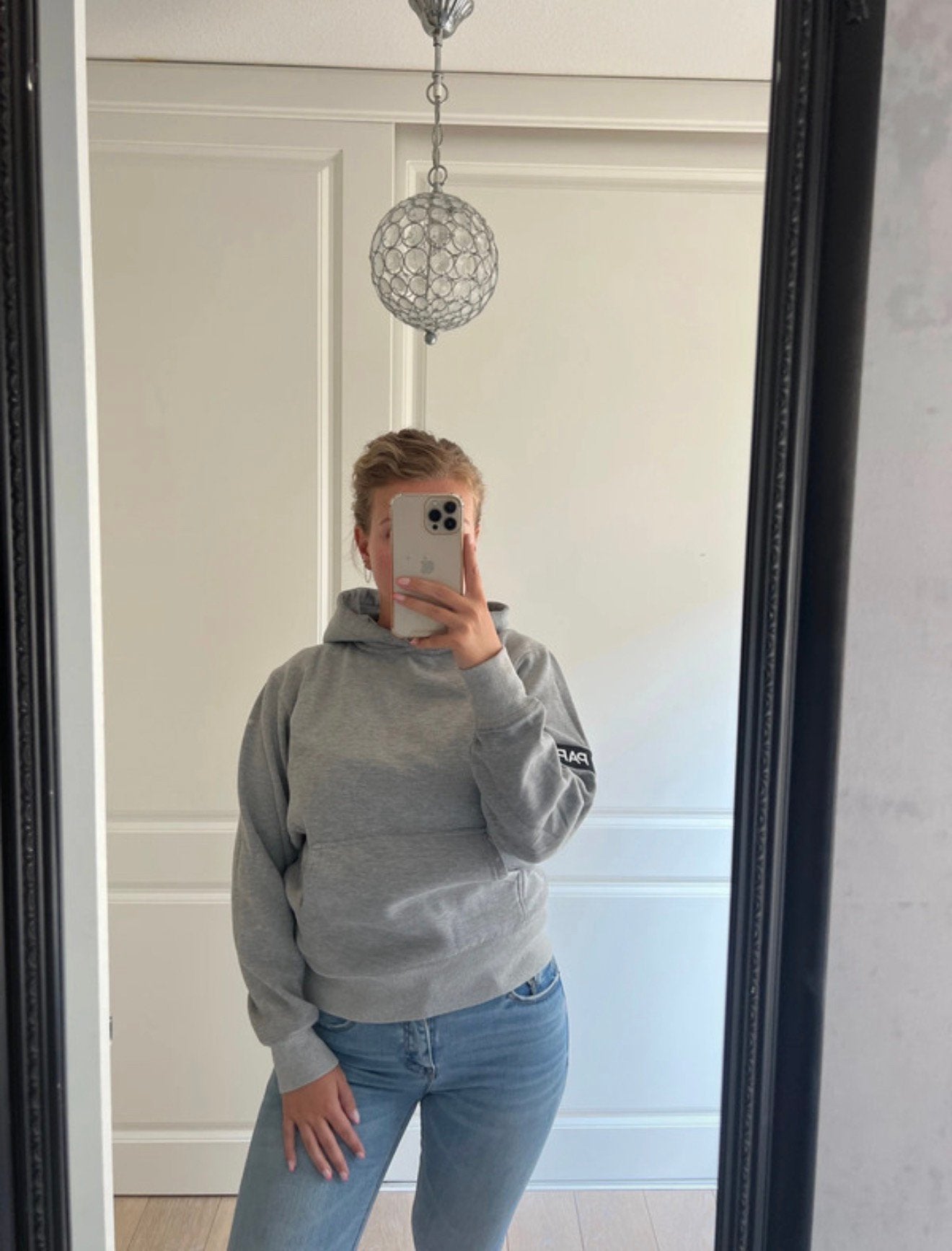 Daily Paper hoodie, Ophalen of Verzenden, Gedragen, Maat 46 (S) of kleiner, Grijs