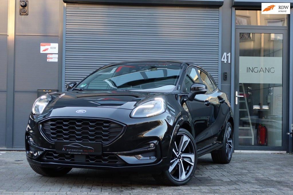 Ford Puma ST-Line Hybrid 155PK |Full|ACC|B&O|19”|Keyless|C, Auto's, Zwart, Bedrijf, 3 cilinders, 1100 kg