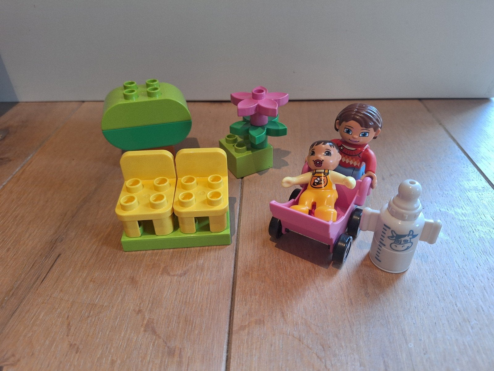 Lego Duplo 10585 Moeder en Baby - Complete set, Ophalen of Verzenden, Zo goed als nieuw, Compleet, Duplo