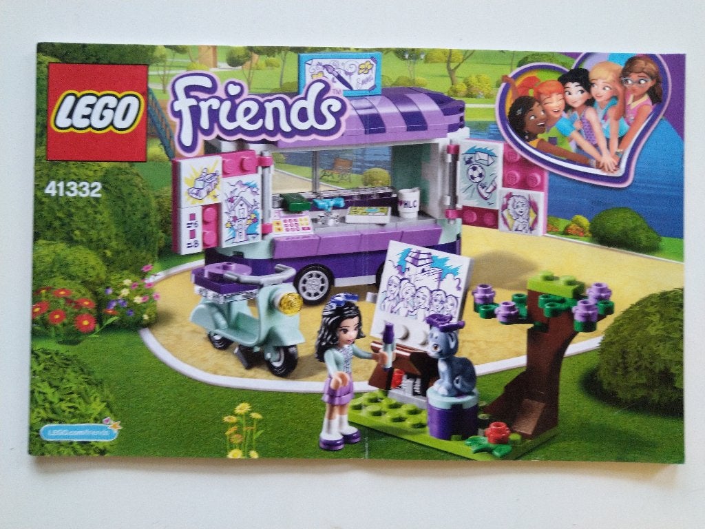 Lego Friends 41332 Emma's Kunstkraam, Compleet, Lego, Friends, Ophalen of Verzenden