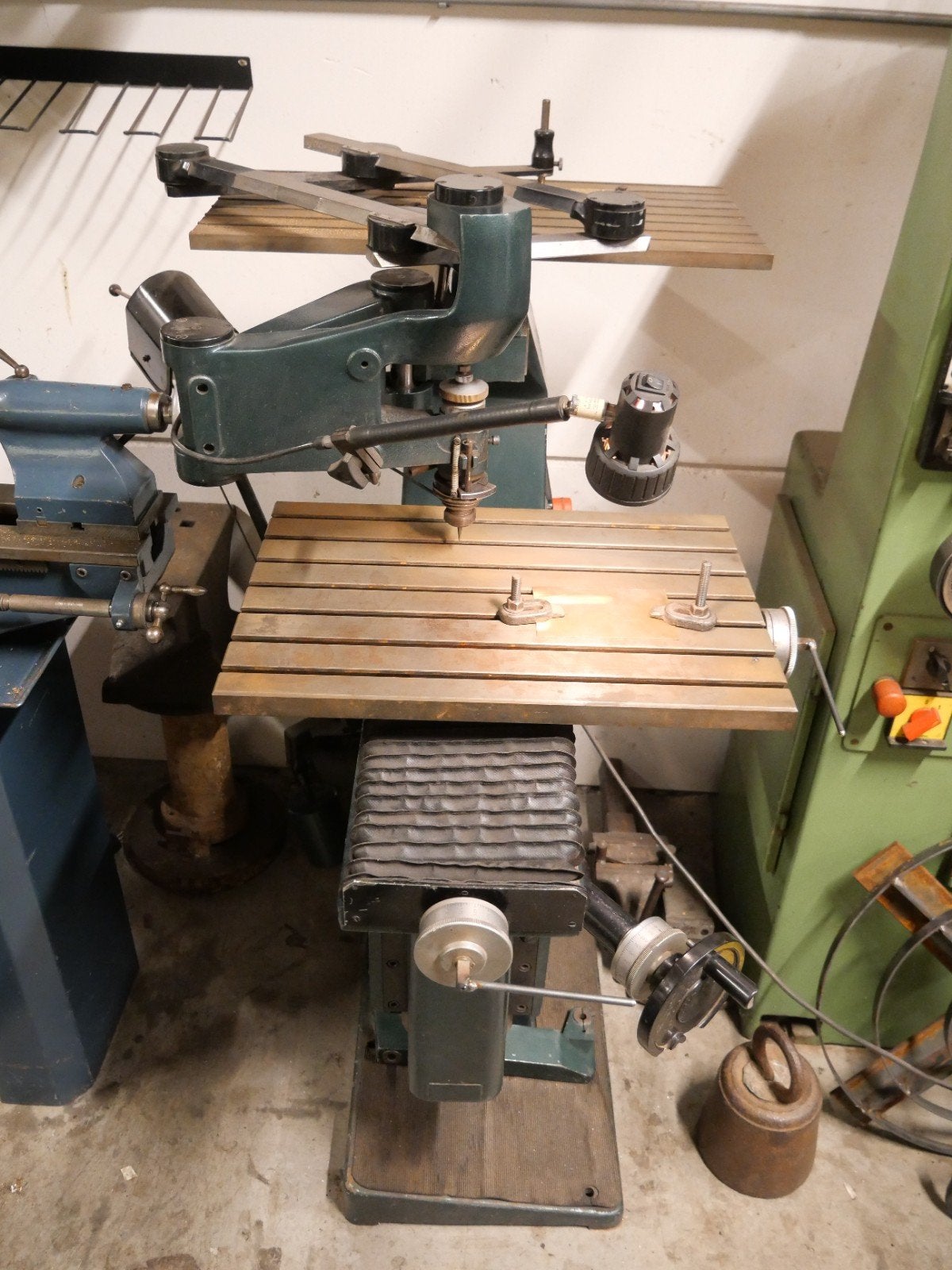 Phantograaf graveermachine Newing-Hall Ltd., Ophalen