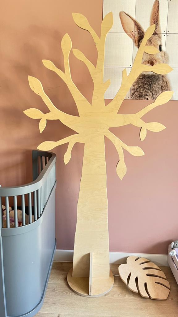 Houten designboom, handgemaakt uit berkenmultiplex, Ophalen, Wanddecoratie