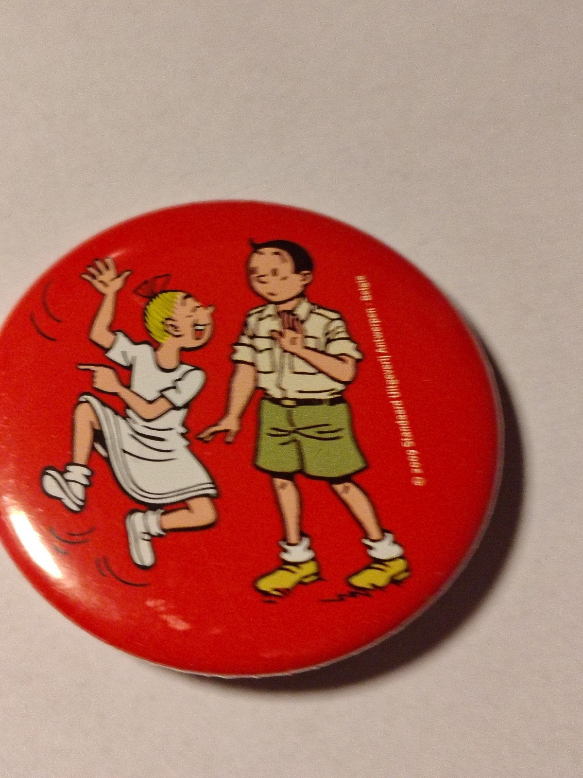 Suske en Wiske Button, Ophalen of Verzenden, Zo goed als nieuw, Sport